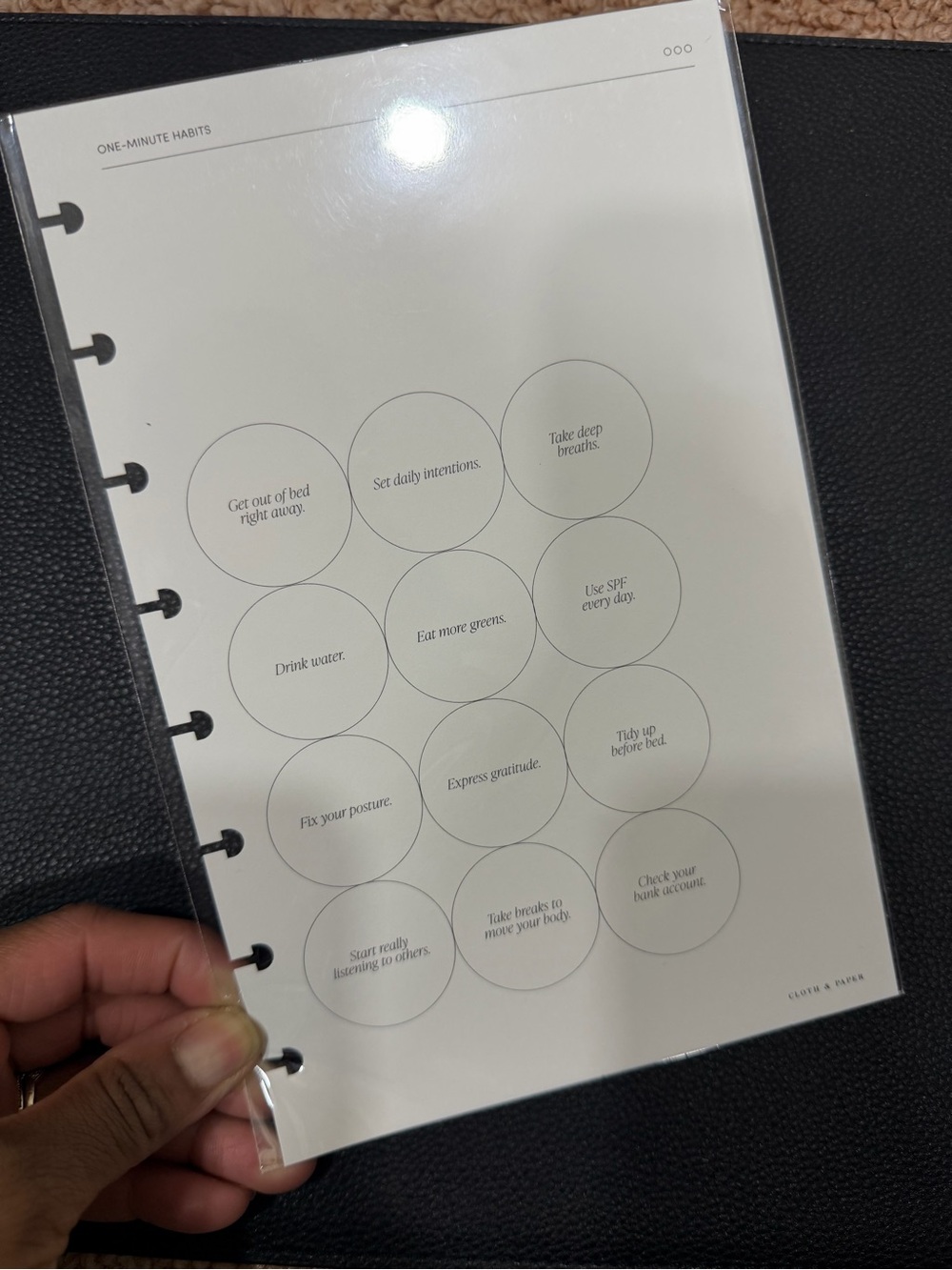 C&P Dashboard- One Minute Habits
